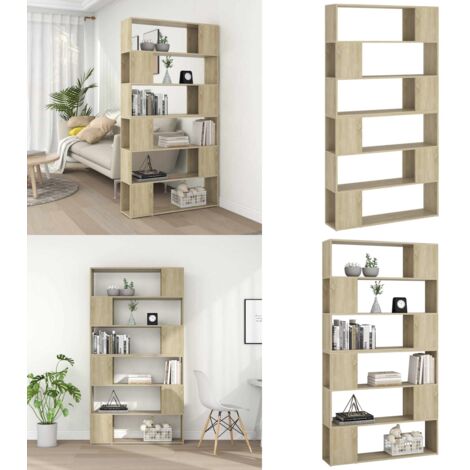 Libreria/Divisorio Stanza Rovere Sonoma 100x24x188 cm - Divisorio - Parete divisoria