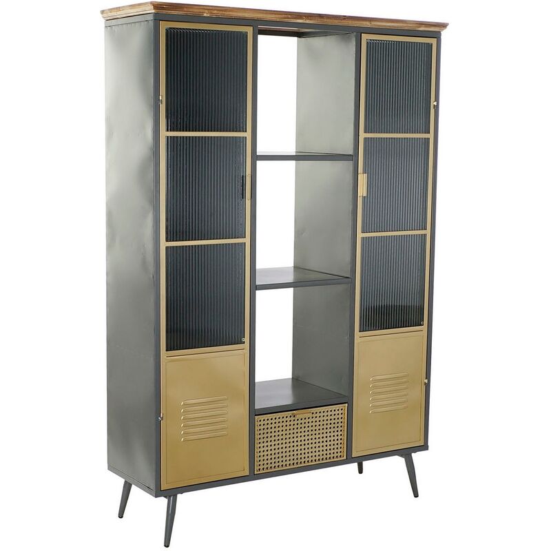 

Librería DKD Home Decor Metal Cristal (122 x 40 x 182 cm)