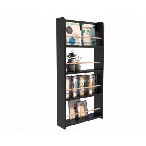 Libreria Franco Black in piedi per libri e giocattoli