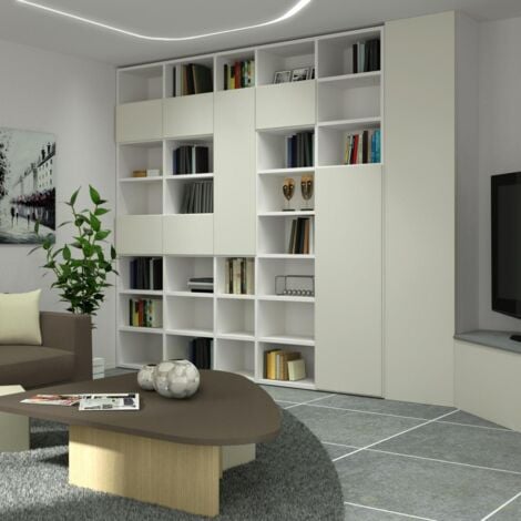 Libreria giorno moderna modulare