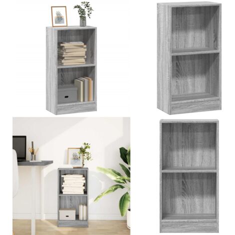 Libreria Grigio Sonoma 40x24x76 cm in Truciolato - Libreria grigio sonoma - Libreria per casa