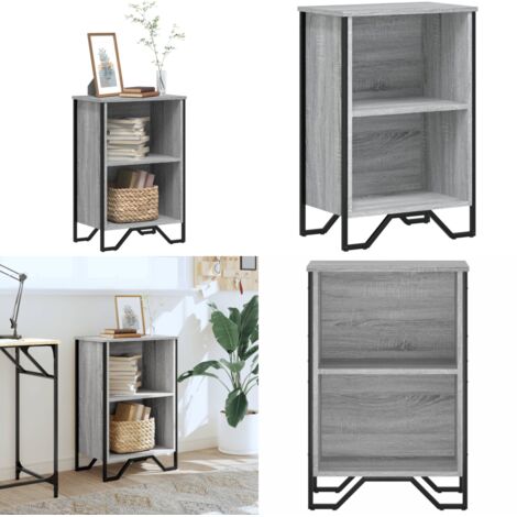 Libreria Grigio Sonoma 50x31x74,5 cm in Legno Multistrato - Libreria grigio sonoma - Libreria moderna