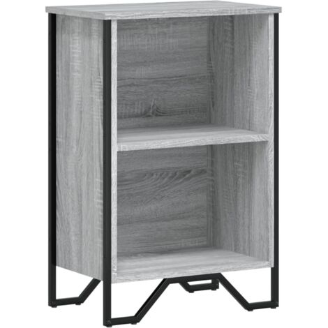 Libreria Grigio Sonoma 50x31x74,5 cm in Legno Multistrato vidaXL