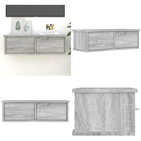 Libreria Grigio Sonoma 60x26x18,5cm in Legno Ingegnerizzato - Armadietto tv - Libreria in legno