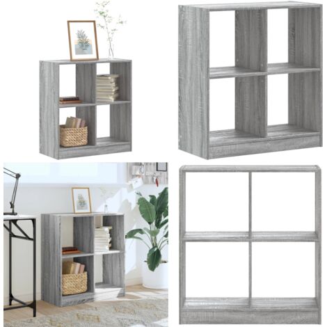 Libreria Grigio Sonoma 68,5x32x75 cm in Legno Multistrato - Libreria grigio sonoma - Libreria multifunzione