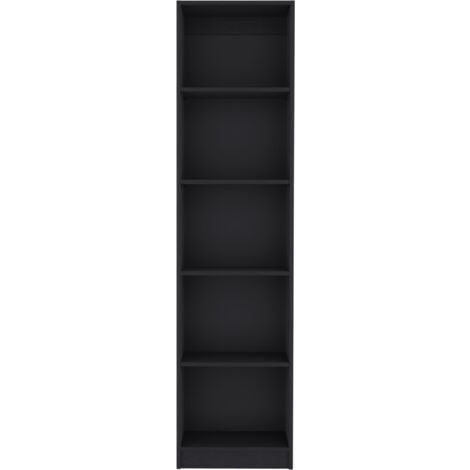 Librería Home Xs con estantes de 5 niveles y diseño delgado