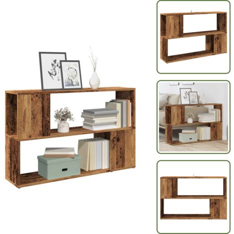 Libreria in legno antico - vidaXL Libreria Legno Antico 100x24x63 cm in Truciolato - Libreria con mensole