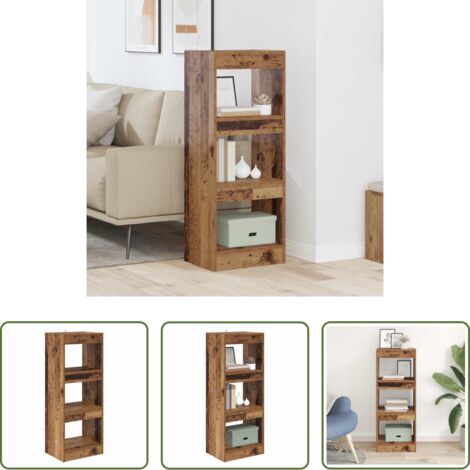 Libreria in legno -  Armadio per Libri Legno vecchio 40 x 30 x 103 cm