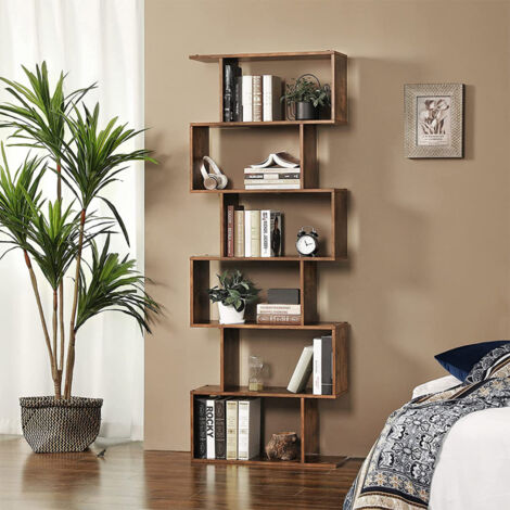 Libreria in Legno Mobile a Giorno Acero per Ufficio e Studio Moderno
