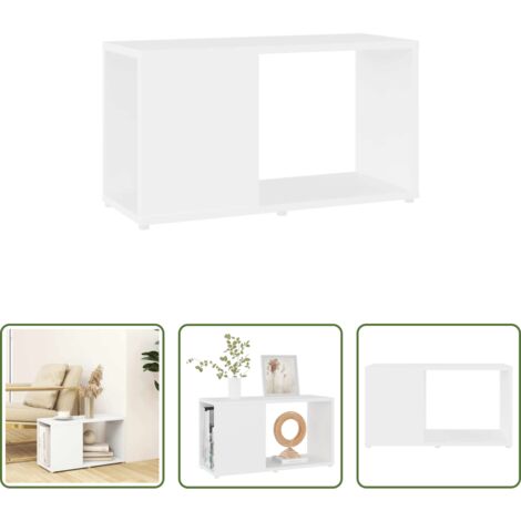Libreria in legno -  Mobile Porta TV Bianco 60x24x32 cm in Legno Multistrato