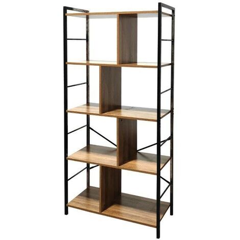 LIBRERIA INDUSTRIAL 80X33X161 QUERCIA