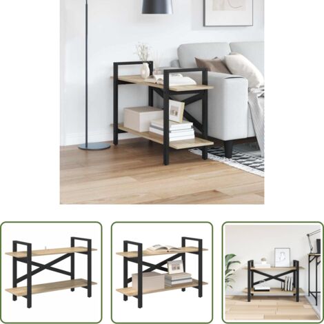 Libreria industriale -  Libreria Rovere Sonoma 100 x 33,5 x 64 cm Legno multistrato