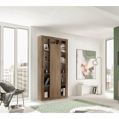 Libreria Ines linea Verona finitura Rovere Mercure
