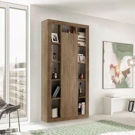 Libreria Ines linea Verona finitura Rovere Mercure