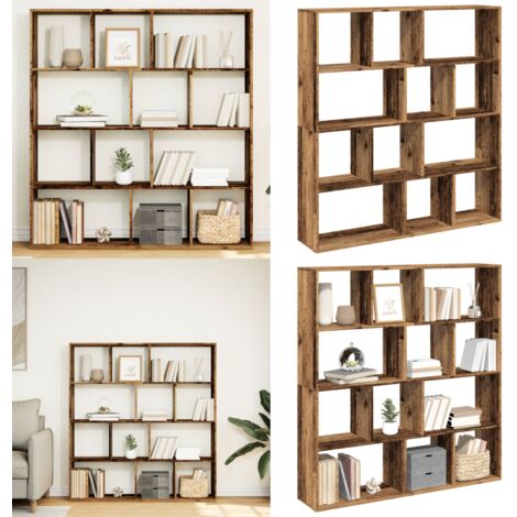 Libreria Legno Antico 132x29x141,5 cm in Legno Multistrato - Libreria multistrato - Libreria con scomparti