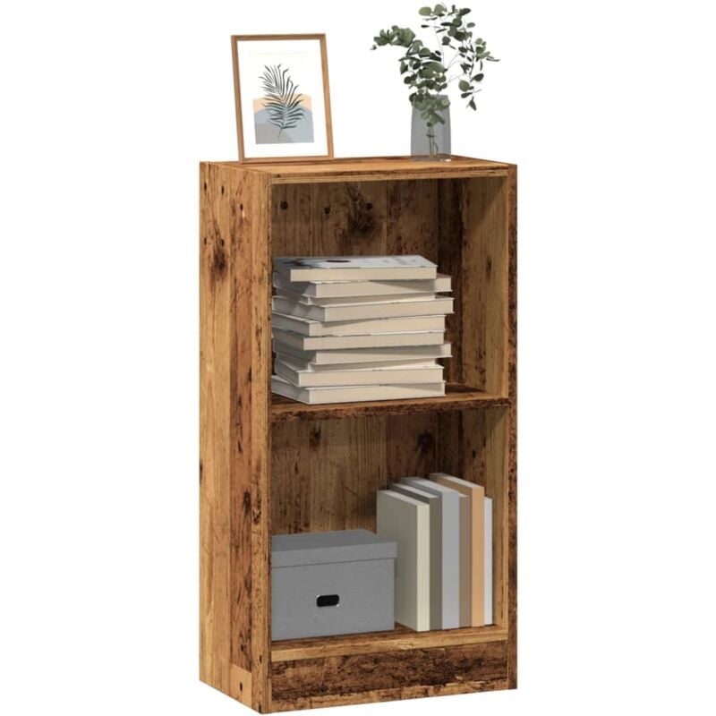 Libreria Legno Antico 40x24x76 cm in Truciolato