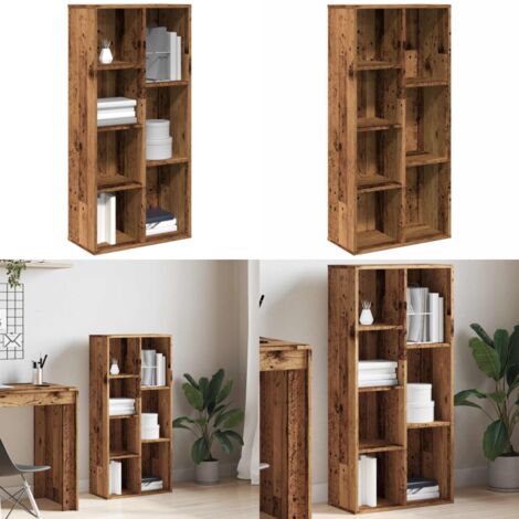 Libreria Legno Antico 50x25x104 cm - Libreria in truciolato - Libreria decorativa