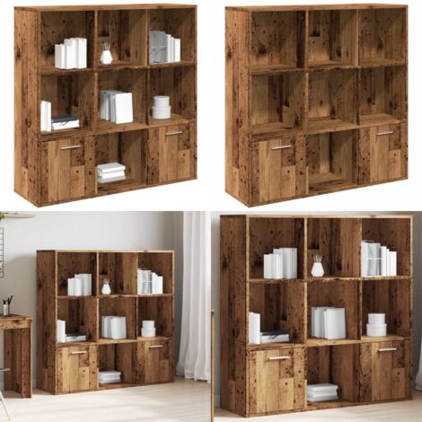 Libreria Legno Antico 98x29x97,5 cm in Legno Multistrato - Libreria in truciolato - Libreria decorativa