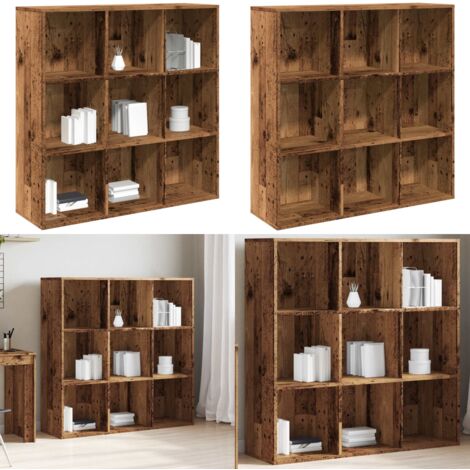 Libreria Legno Antico 98x29x97,5 cm - Libreria antica - Libreria in truciolato
