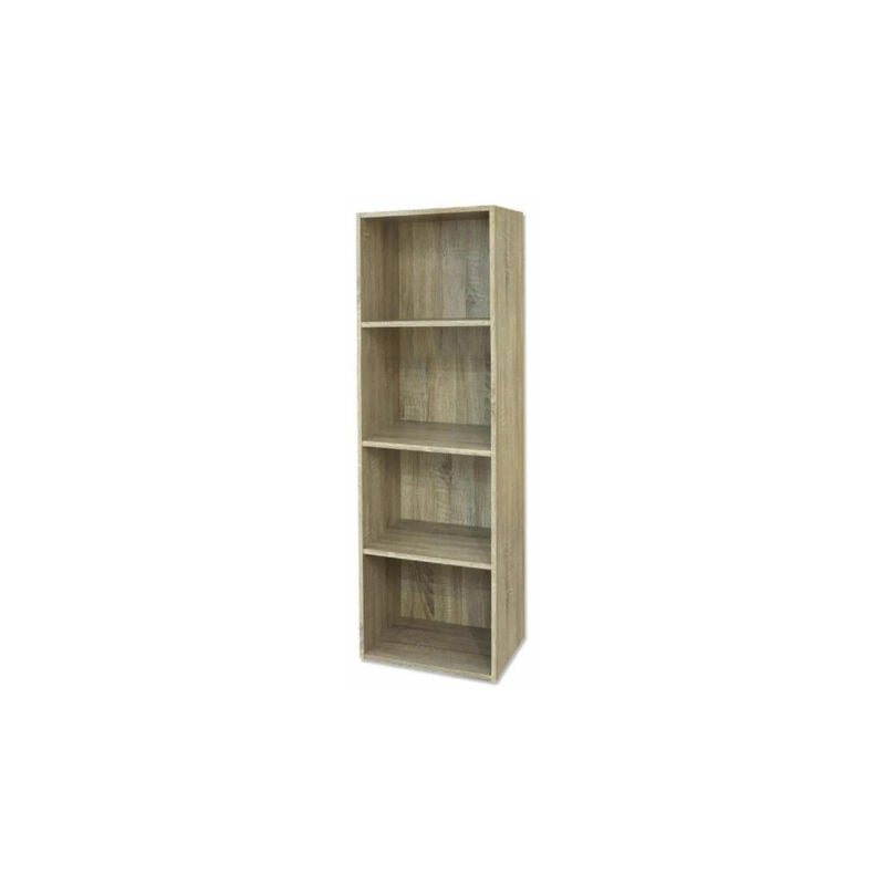 Your Self - Libreria mensole Scaffale casa ufficio soggiorno Desing Moderno di colore Rovere – cm 40x29x132