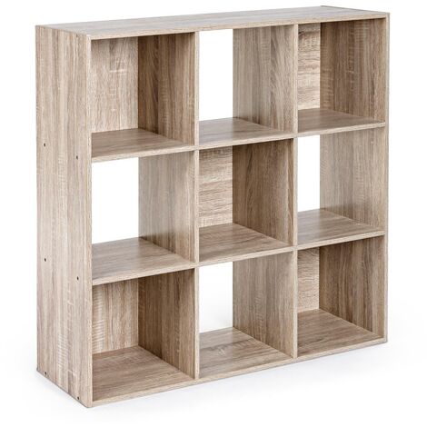 Libreria mila 9 posti in legno rovere librerie da ufficio arredamento interno h 90 cm