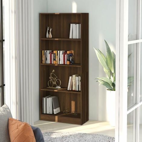 Scaffale libreria moderna da parete - 60x24 H180