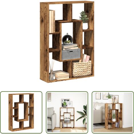 Libreria moderna -  Libreria Legno Antico 63x20x90 cm in Truciolato