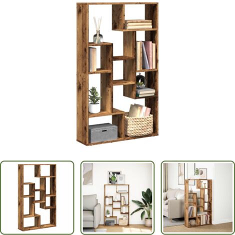 Libreria moderna -  Libreria Legno Antico 72x20x120,5 cm in Truciolato