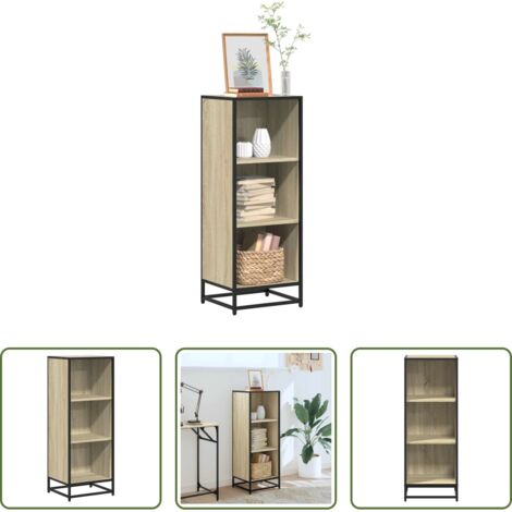 Libreria moderna -  Libreria Rovere Sonoma 40x35x107,5 cm in Legno Multistrato