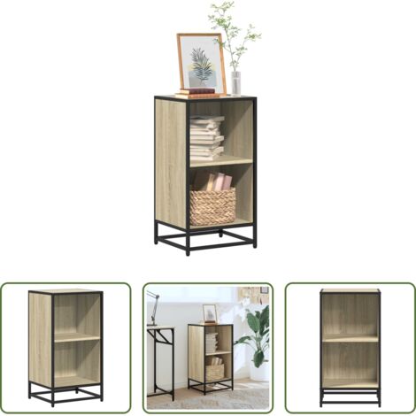 Libreria moderna -  Libreria Rovere Sonoma 40x35x76 cm in Legno Multistrato