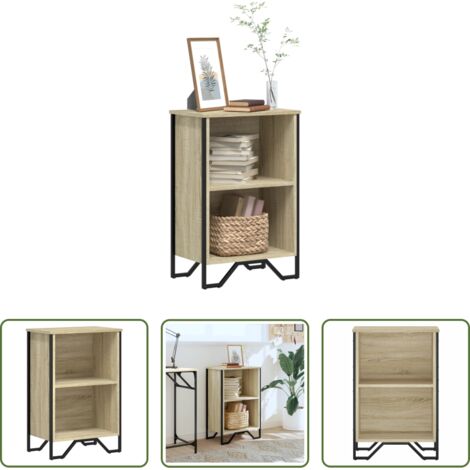 Libreria moderna -  Libreria Rovere Sonoma 50x31x74,5 cm in Legno Multistrato