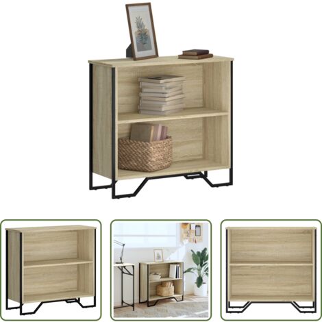 Libreria moderna -  Libreria Rovere Sonoma 80x31x74,5 cm in Legno Multistrato