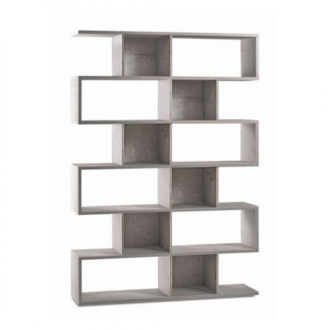 Librería Modular 150L x 38P x h215 – Acabado Cemento – Sarmog