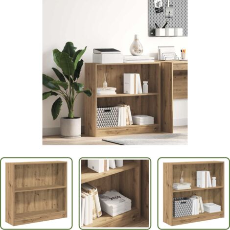 Libreria multistrato -  Libreria Rovere Artigianale 80x24x76 cm in Legno Multistrato