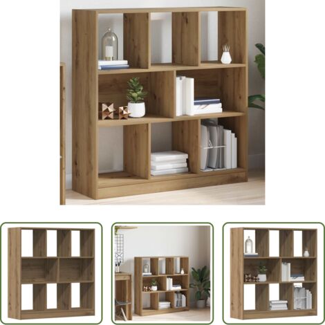 Libreria multistrato -  Libreria Rovere Artigianale 97,5x29,5x100 cm Legno Multistrato