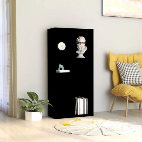 Libreria Nera 50x25x106 cm in Legno Multistrato vidaXL