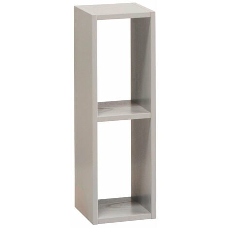 Libreria Pensile 4 Ripiani in Melaminico 15x16x47,5cm TFT Sc Grigia
