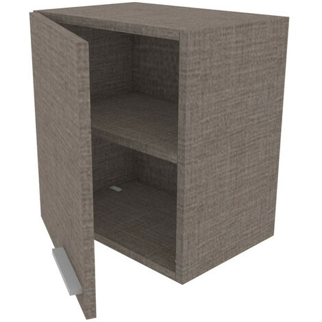 MODULARREDO DOMINO MAXI Mensola Sospesa Con Cassetto, 88x13x24 Cm, Rovere Sbiancato, Made In Italy, Kit Tasselli Incluso