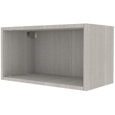 Libreria pensile moderna con montaggio rapido - Rovere rock