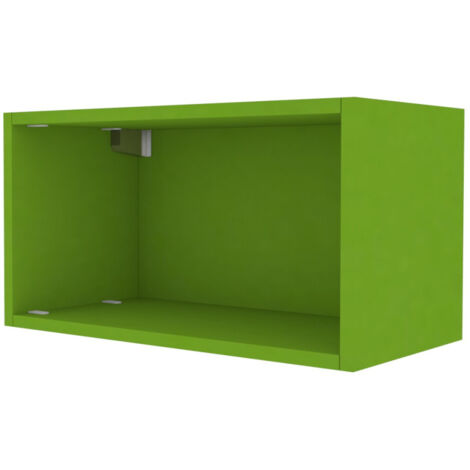 Libreria pensile moderna con montaggio rapido - Verde mela