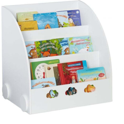 Libreria per bambini di colore bianco