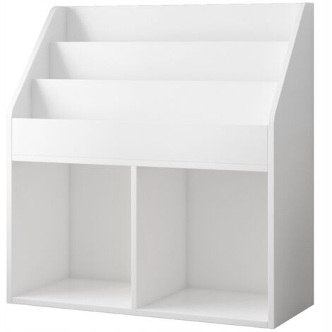 Libreria per bambini, portagiochi, ideale per organizzare libri e giocattoli.