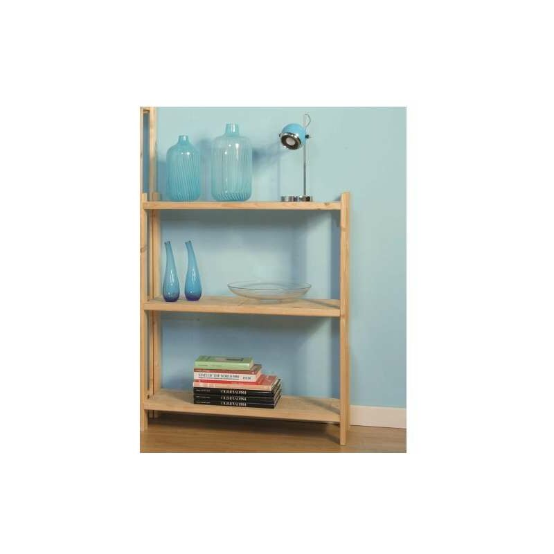 Pircher - Libreria Pratica Abete Grezzo 95 x 80 x 30 cm