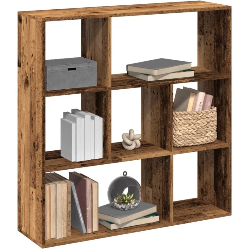 Vidaxl - Libreria Divisorio Legno Antico 102x29x103,5 cm in Truciolato