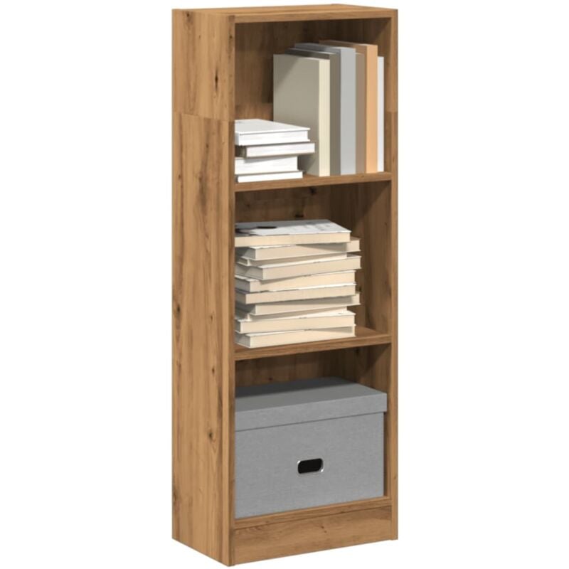 Libreria Rovere Artigianale 40x24x109 cm in Legno Multistrato