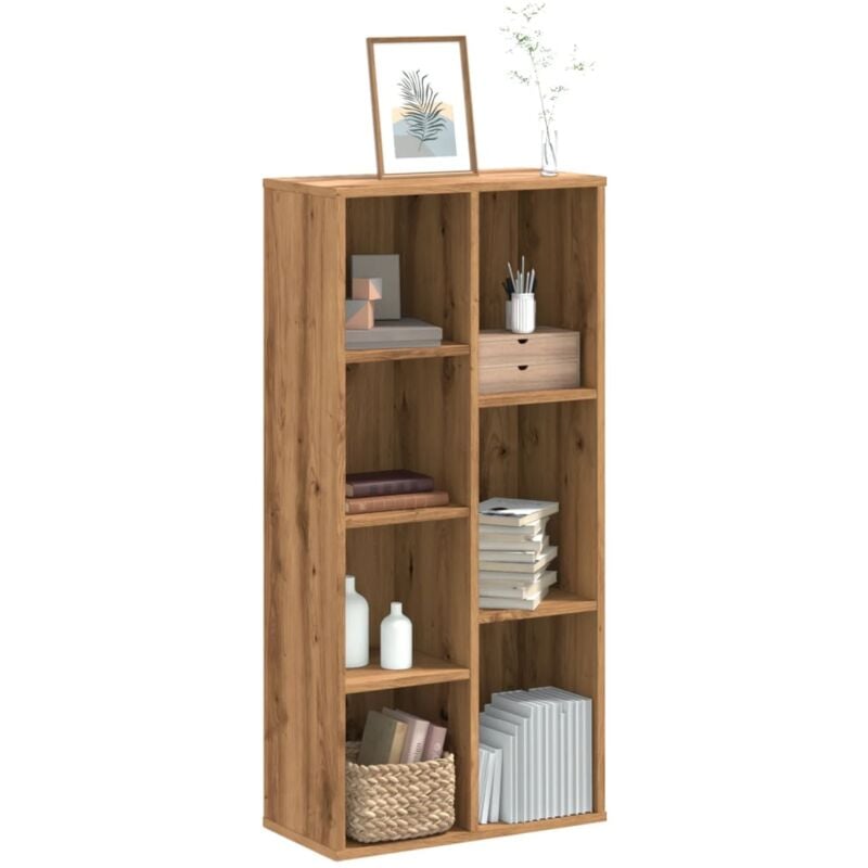 Libreria Rovere Artigianale 50x25x105 cm in Legno Multistrato