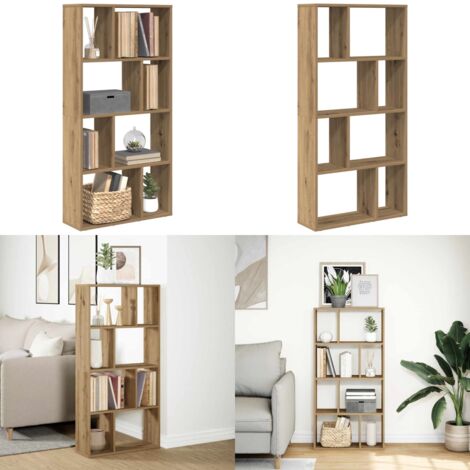 Libreria Rovere Artigianale 60x20x120,5 cm in Truciolato - Libreria moderna - Libreria con scomparti