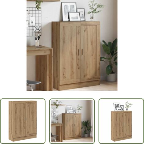 Libreria rovere artigianale -  Libreria Rovere Artigianale 82,5x30,5x115 cm in Truciolato