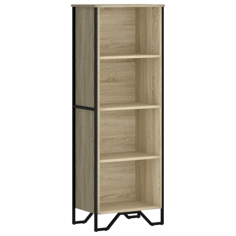 Libreria Rovere Sonoma 50x31x137,5 Cm In Truciolato Vidaxl