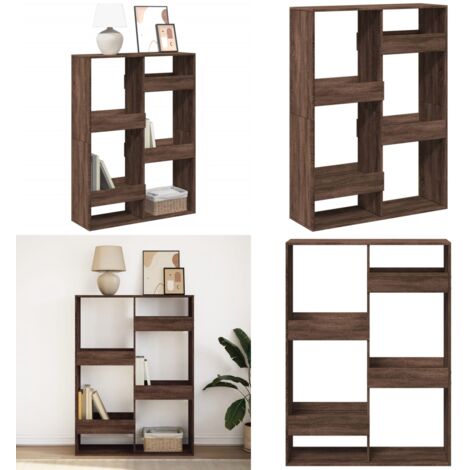 Libreria Rovere Marrone 100x33x135 cm in Legno Multistrato - Libreria marrone - Libreria multistrato